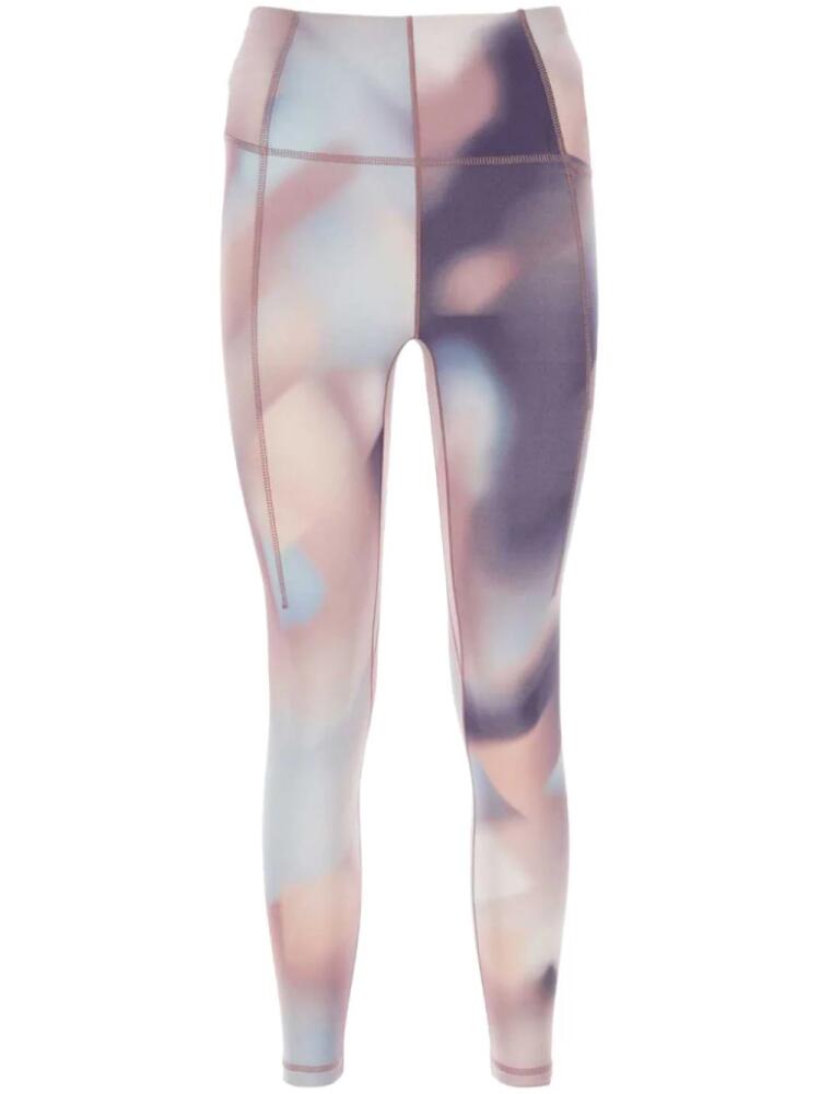 Sweaty Betty abstract-print leggings - Purple Cover