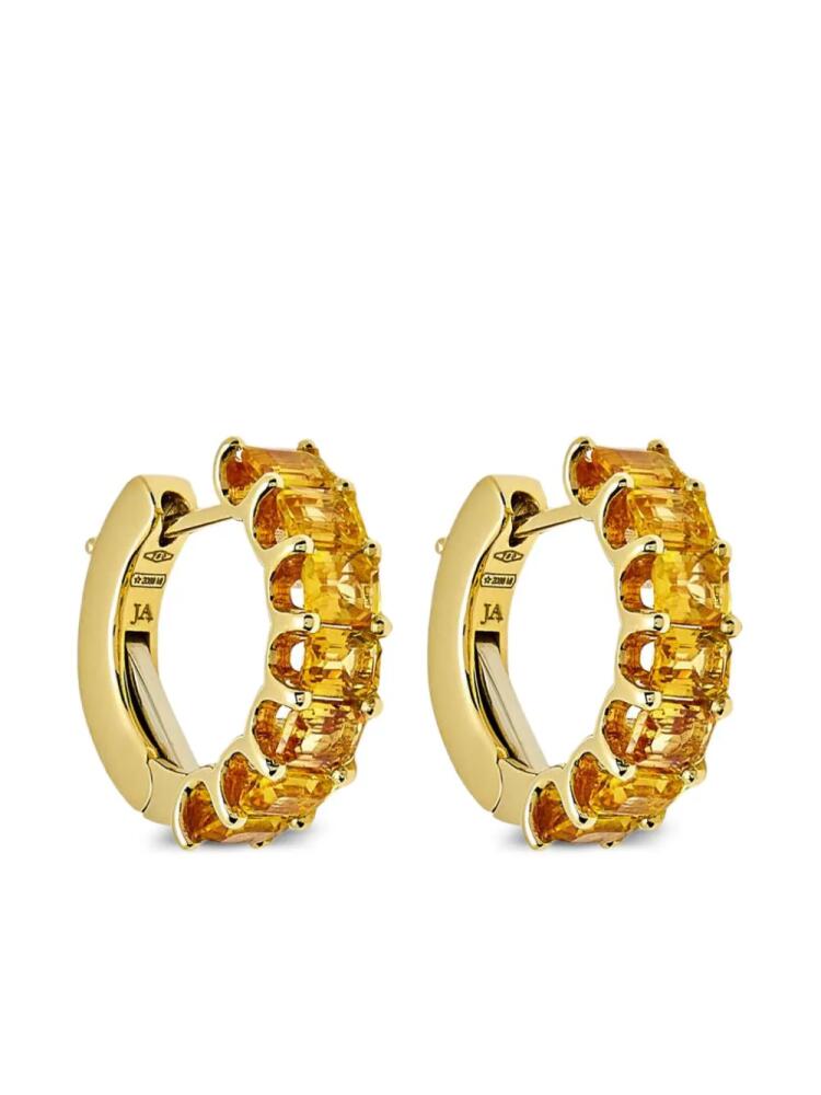 Jewels Aficionado 18kt yellow gold sapphire earrings Cover