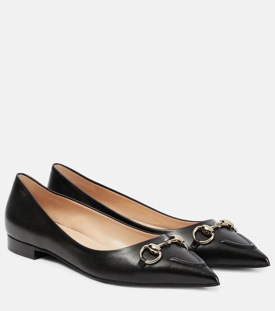 Gucci Horsebit leather ballet flats Cover