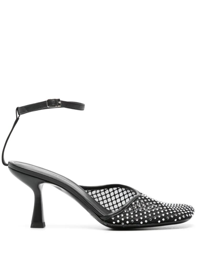 Christopher Esber Minette Veil 80mm mesh pumps - Black Cover