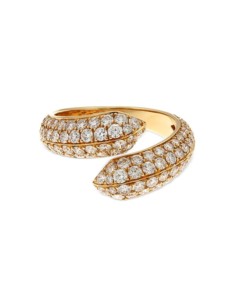 Alberto Milani 18K Yellow Gold Via Fiori Chiari Diamond Bypass Ring - Exclusive, Italy Campaign Cover