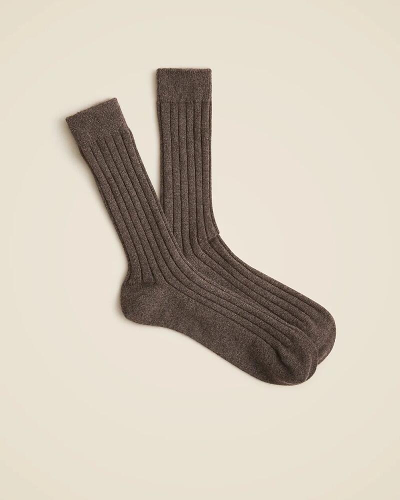 J.Crew Ribbed cashmere-blend socks Cover