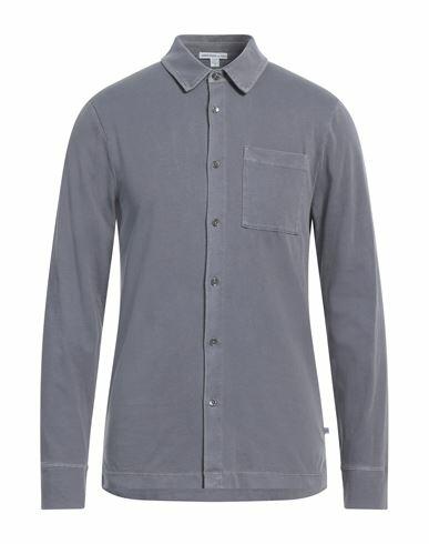 James Perse Man Shirt Lead Cotton Cover