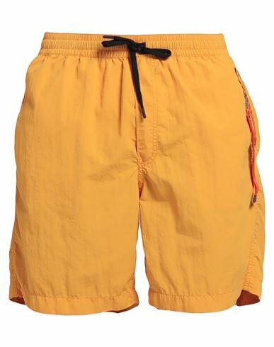 Parajumpers Man Swim trunks Ocher Polyamide Cover