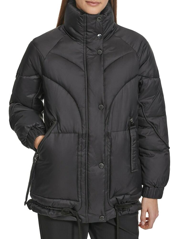 Andrew Marc Women's Strehla Oversized Puffer Jacket - Black Cover