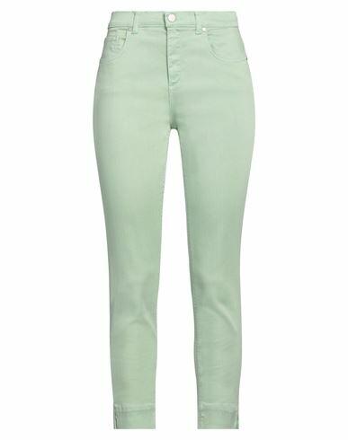 Twenty Easy By Kaos Woman Jeans Light green Tencel, Cotton, Polyester, Elastane Cover