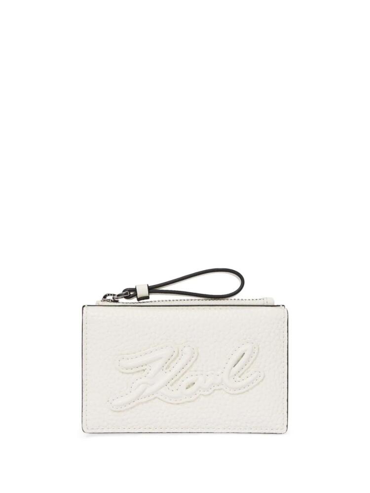 Karl Lagerfeld Ikonik Monogram Choupette wallet - Neutrals Cover