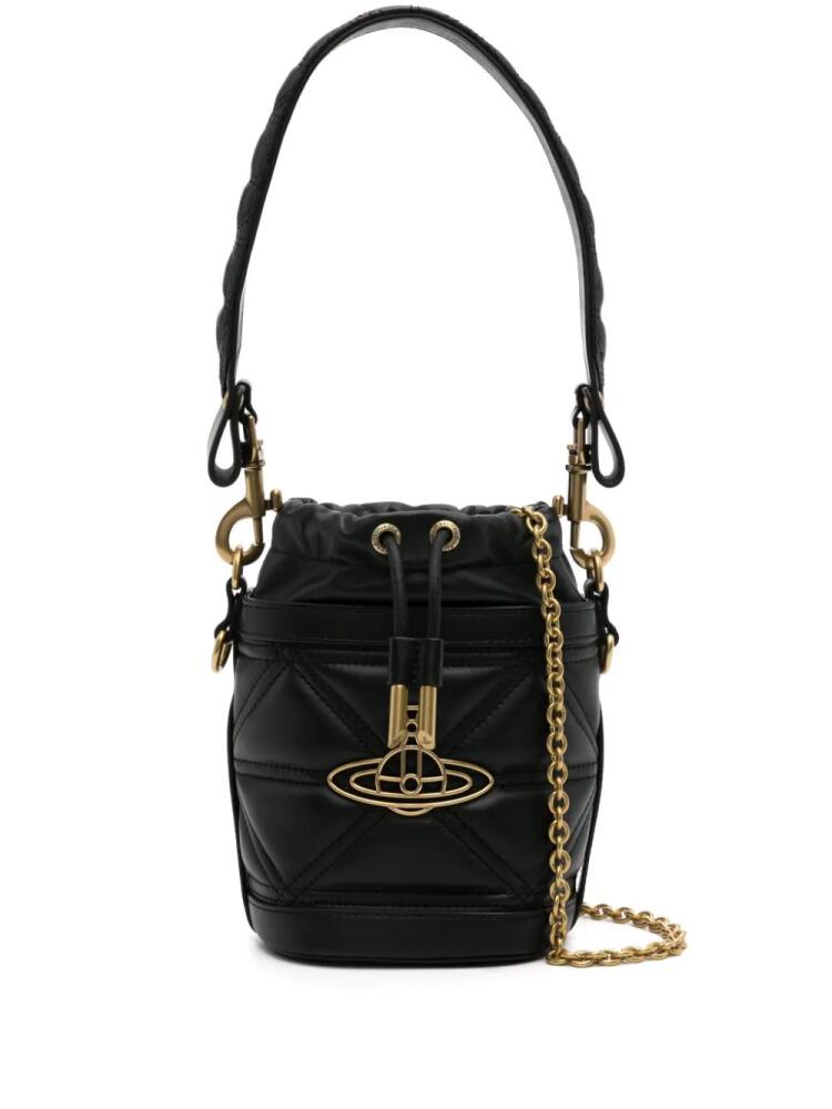 Vivienne Westwood small Kitty bucket bag - Black Cover