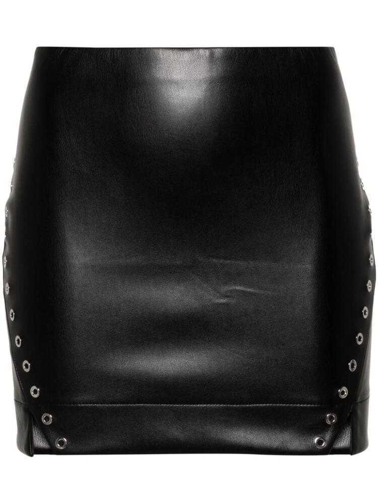 Patrizia Pepe faux-leather mini skirt - Black Cover