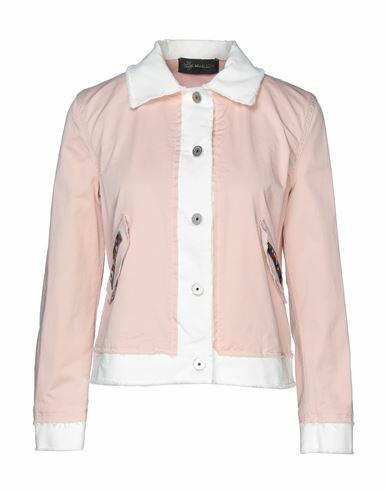 Mr & Mrs Italy Woman Jacket Blush Cotton, Elastane, Polyester, Metal Cover