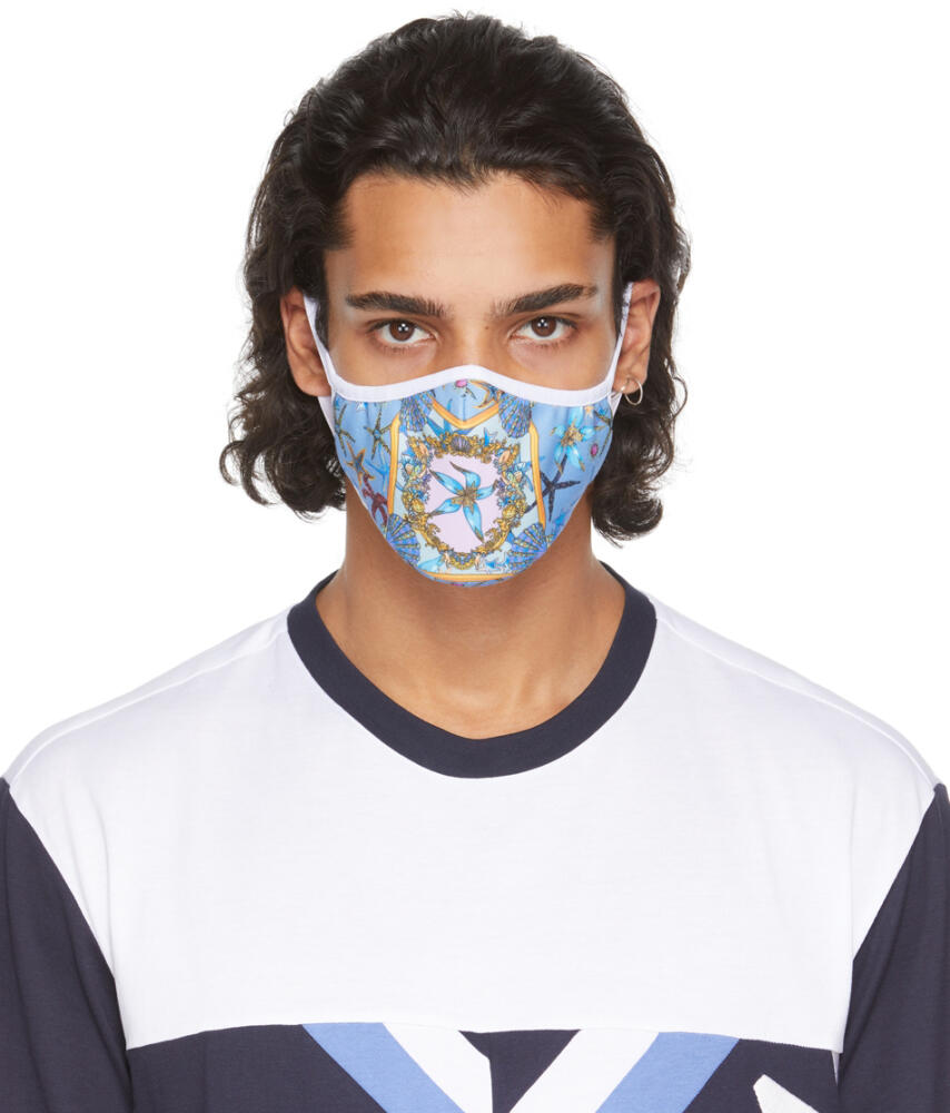 Versace Blue Trésor De La Mer Face Mask Cover