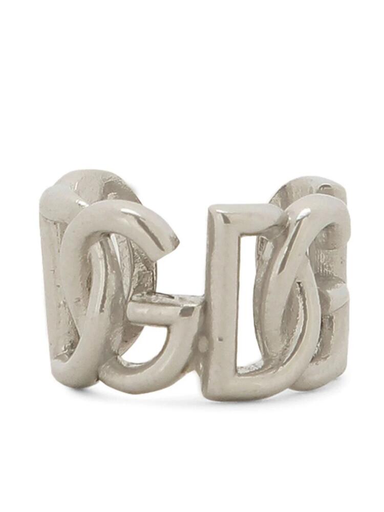 Dolce & Gabbana logo-lettering ear cuff - Grey Cover