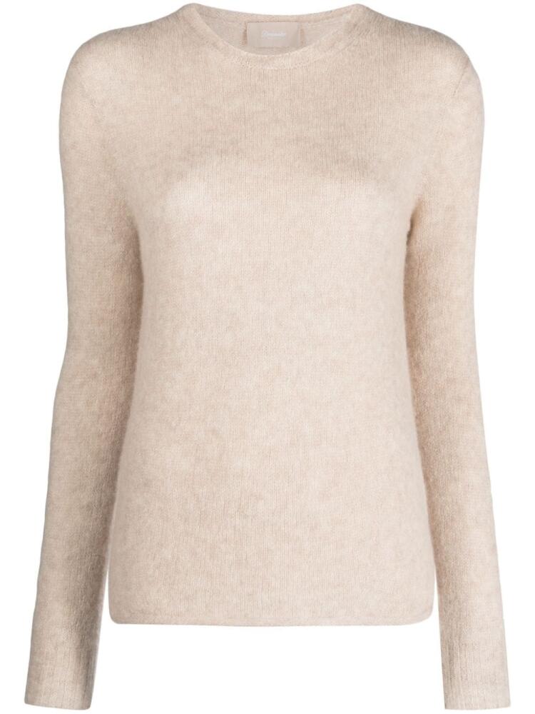 Drumohr mélange long-sleeved knitted jumper - Neutrals Cover