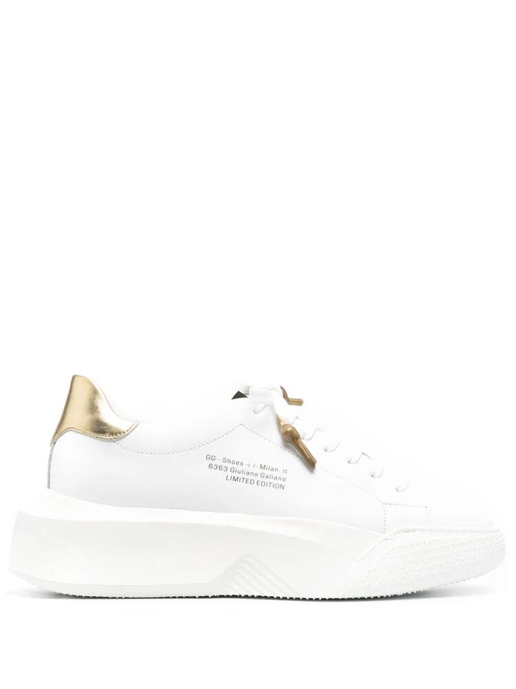 Giuliano Galiano Nemesis low-top sneakers - White Cover