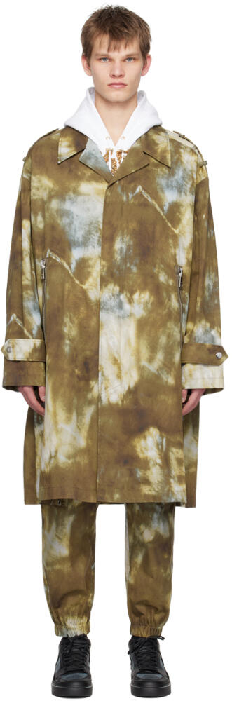 Balmain Green Desert Coat Cover