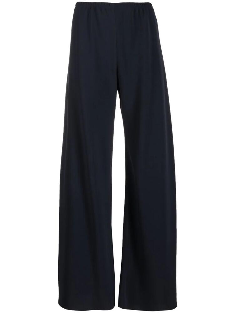 The Row high-waisted wide-leg trousers - Blue Cover