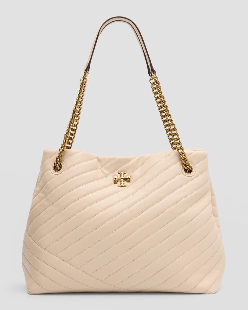 Tory Burch Kira Chevron-Quilted Leather Tote Bag Cover