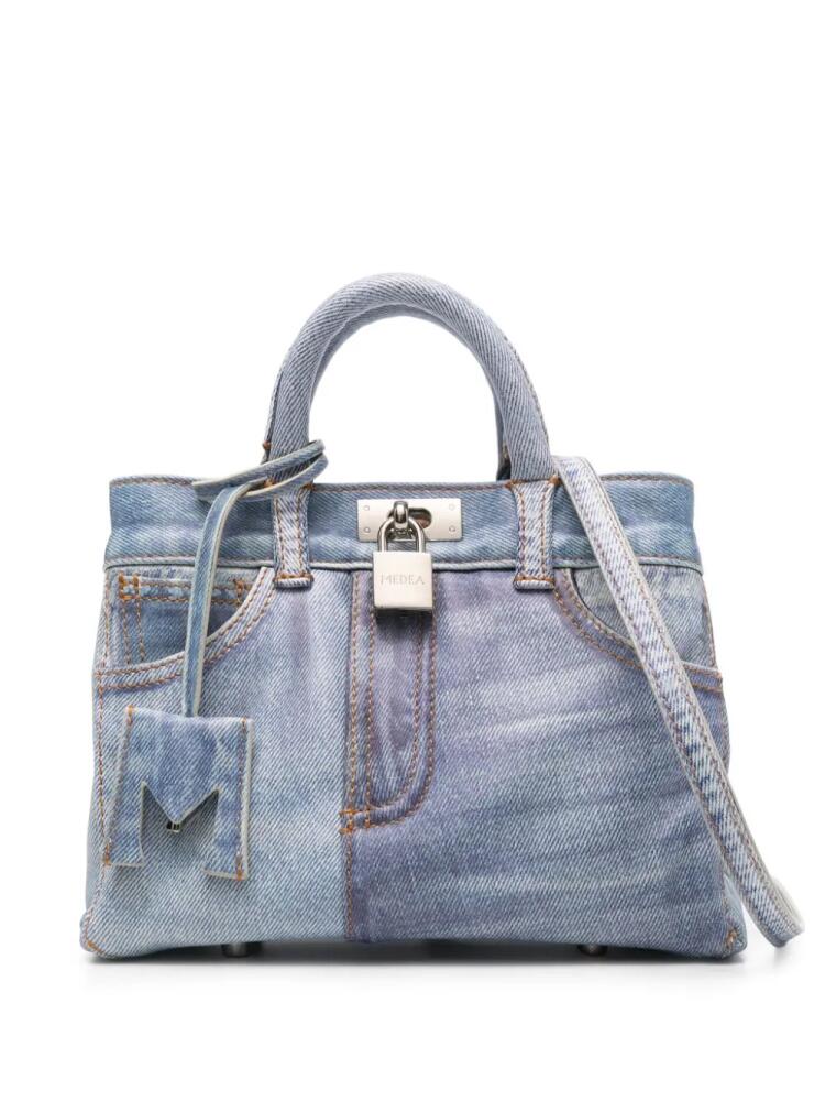 Medea small Nina tote bag - Blue Cover