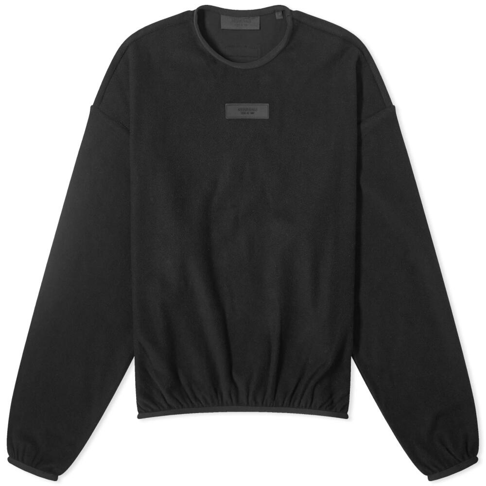 Fear of God ESSENTIALS Women's Crewneck Sweater in Jet Black Cover