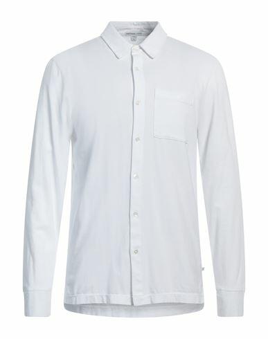 James Perse Man Shirt White Cotton Cover