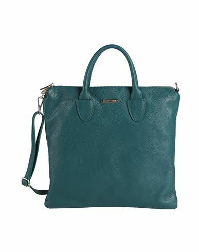 Tuscany Leather Woman Handbag Deep jade Soft Leather Cover