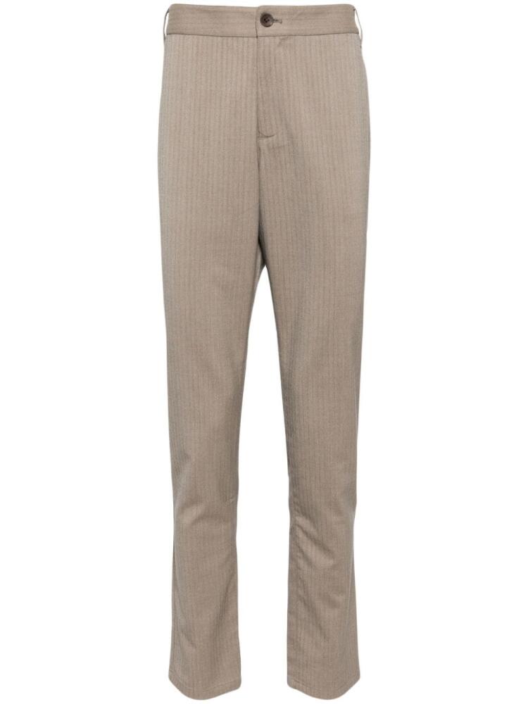 PAIGE Stafford tapered trousers - Brown Cover