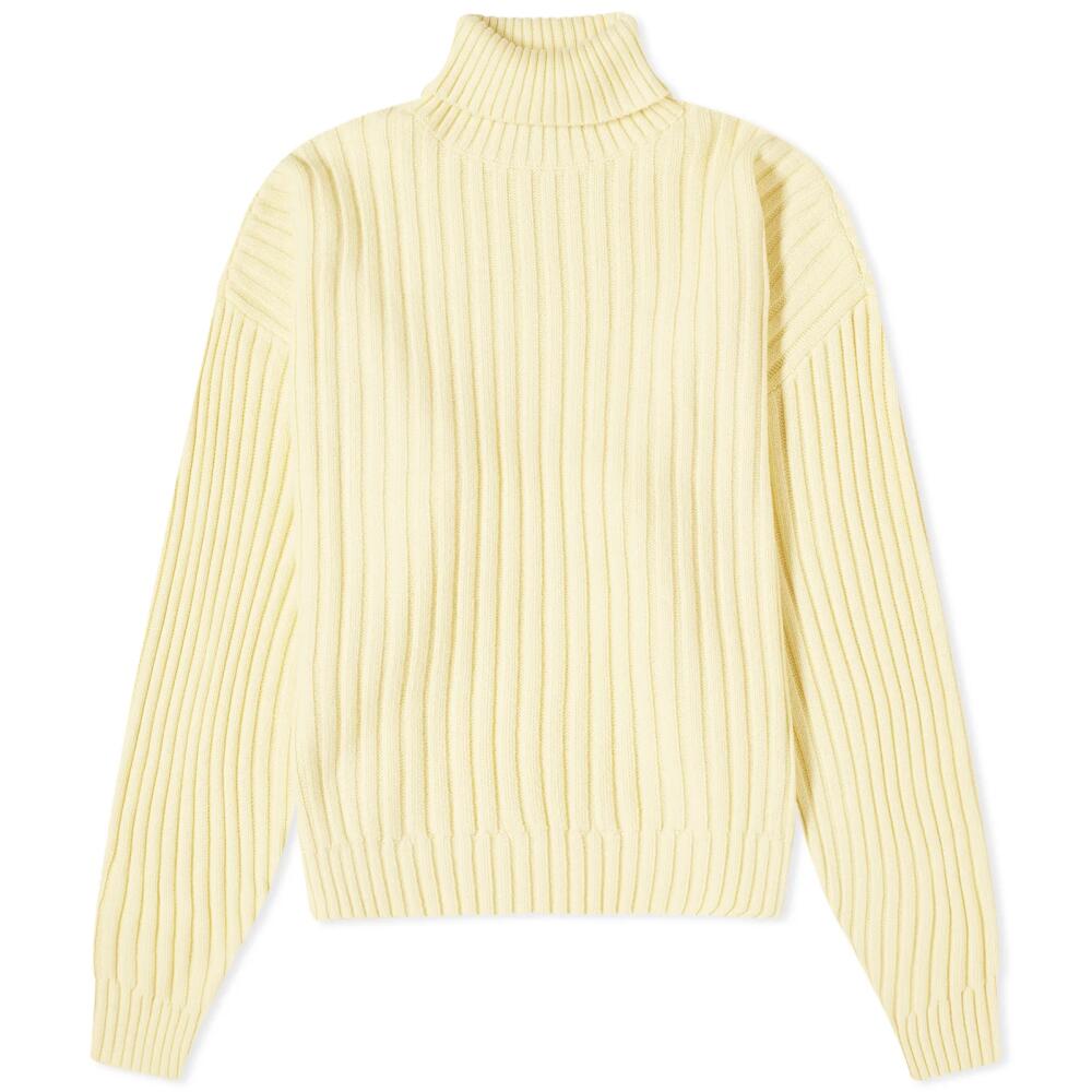 Fear of God ESSENTIALS Women's Turtleneck in Garden Yellow Cover