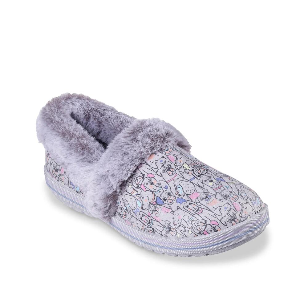 Skechers Too Cozy Doodle Creations SlipOn | Women's | Grey Abstract Print Cover