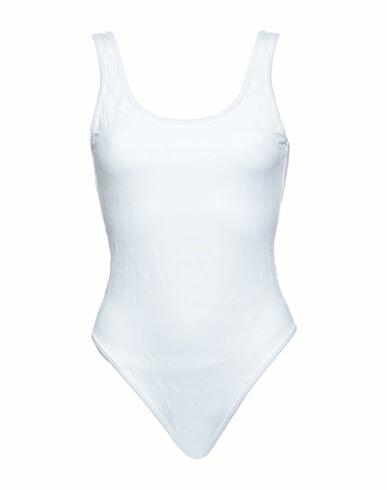 Balmain Woman One-piece swimsuit White Polyamide, Elastane Cover