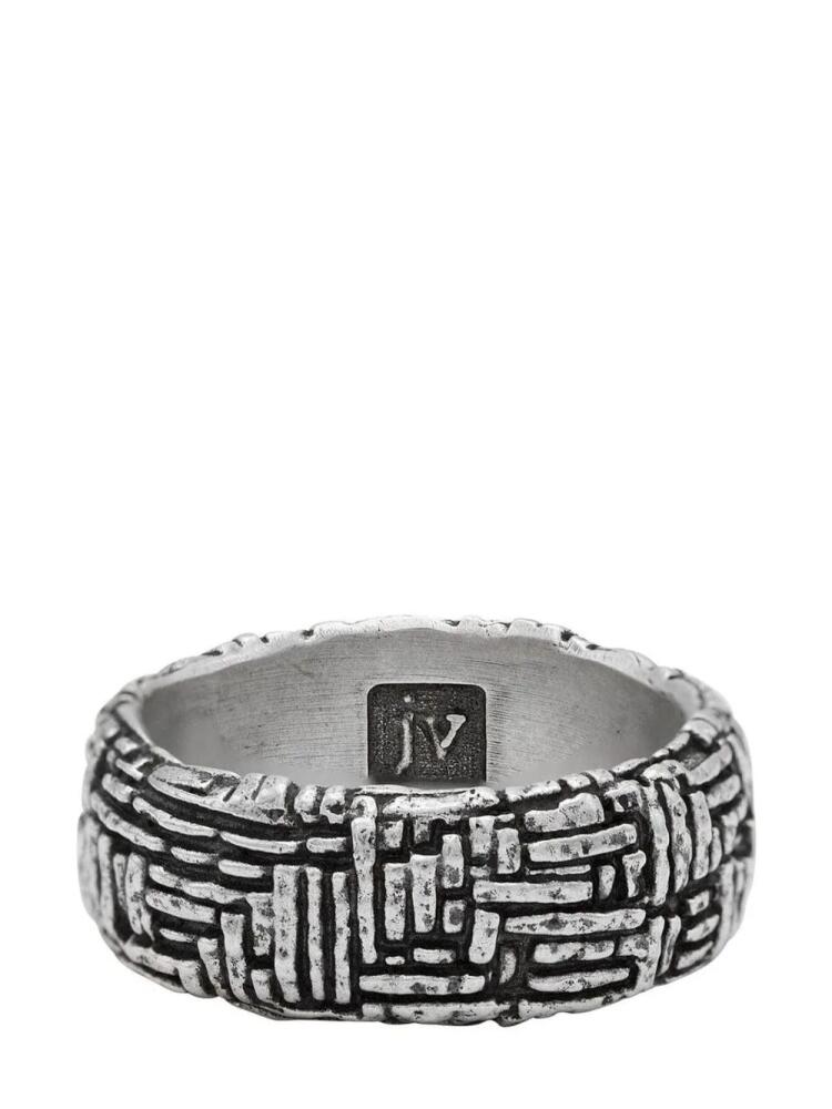 John Varvatos Woven sterling-silver ring Cover