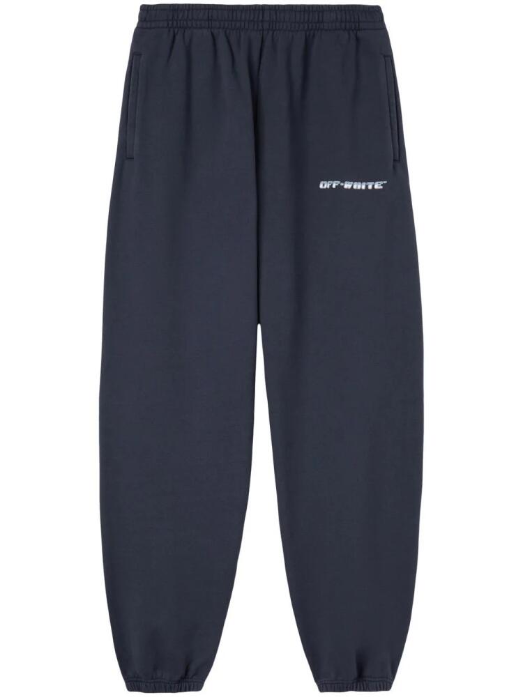 Off-White Arrows-print track pants - Blue Cover