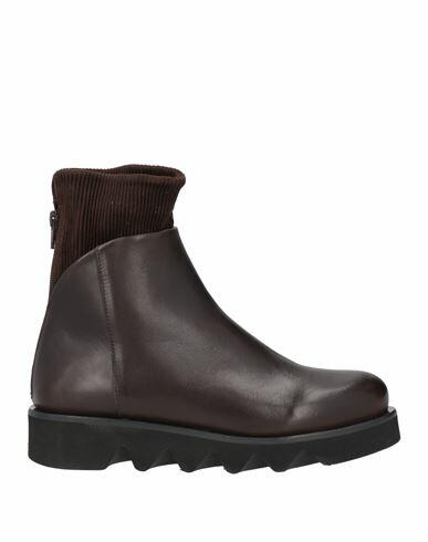 Patrizia Bonfanti Woman Ankle boots Dark brown Soft Leather Cover