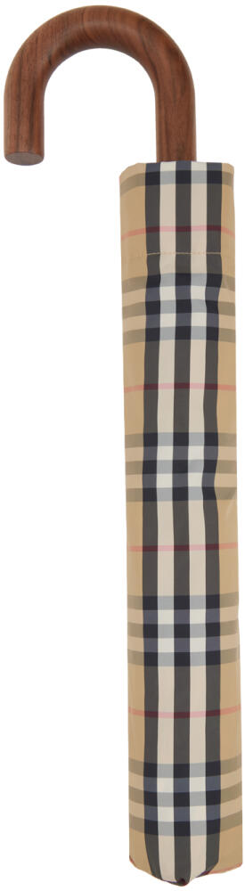 Burberry Beige Check Folding Umbrella Cover