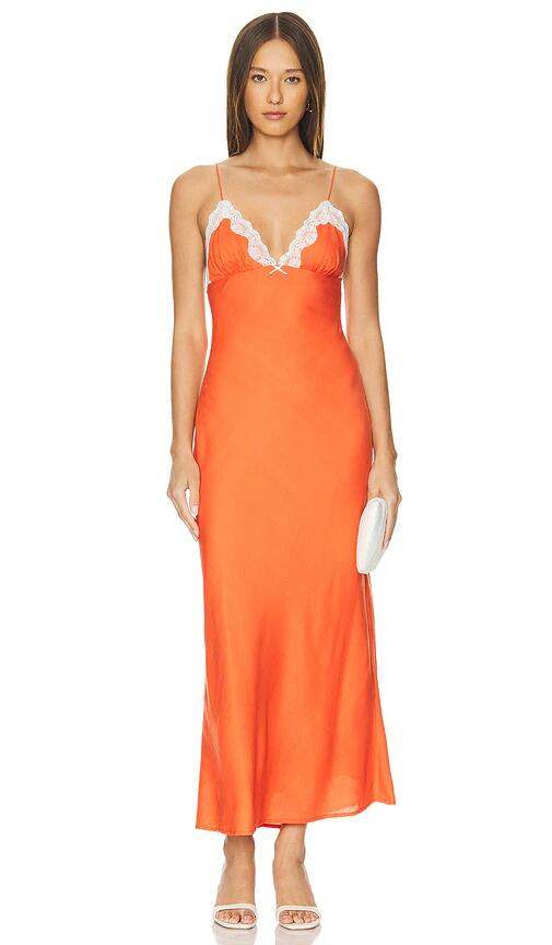 NIA Jasmine Dress in Orange Cover