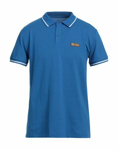 Ciesse Piumini Man Polo shirt Azure Cotton Cover