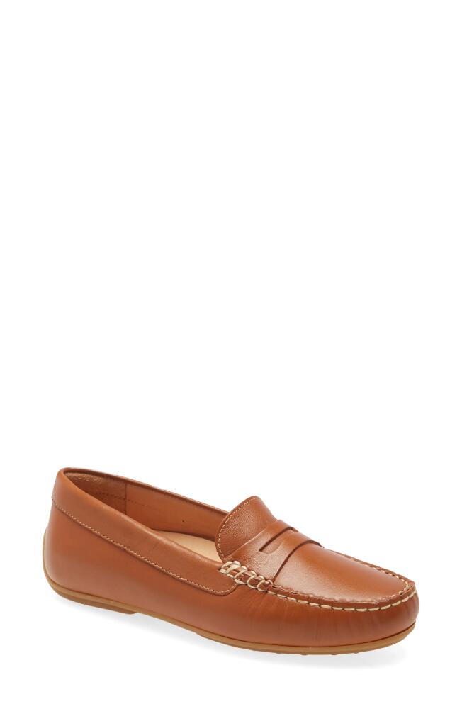 Samuel Hubbard Free Spirit Penny Loafer in Luggage Tan Leather Cover