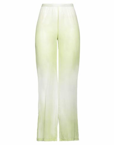 Na-kd Woman Pants Acid green Polyester Cover