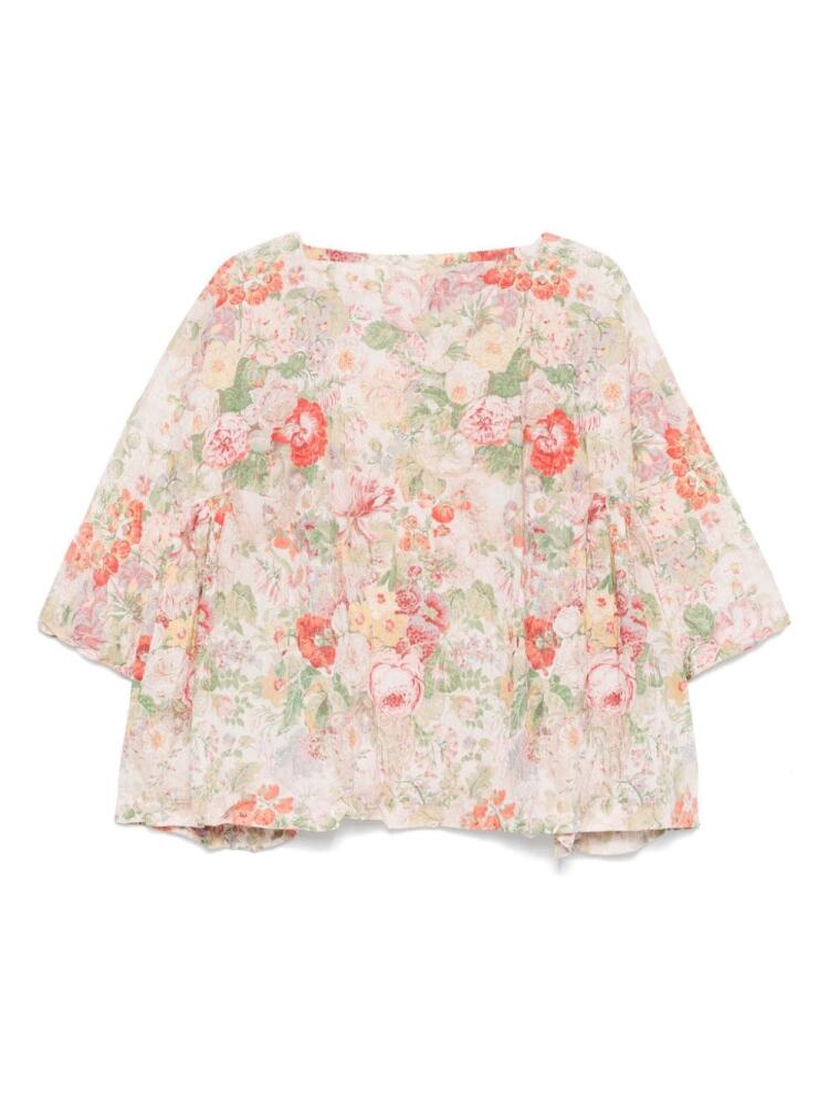 Daniela Gregis floral-print blouse - Pink Cover