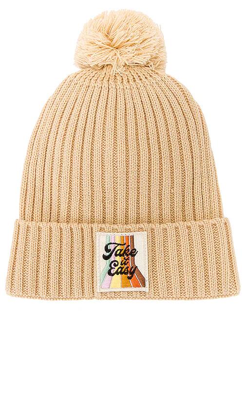 Friday Feelin Take It Easy Beanie in Cream Cover