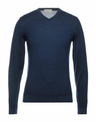 Wool & Co Man Sweater Midnight blue Merino Wool Cover