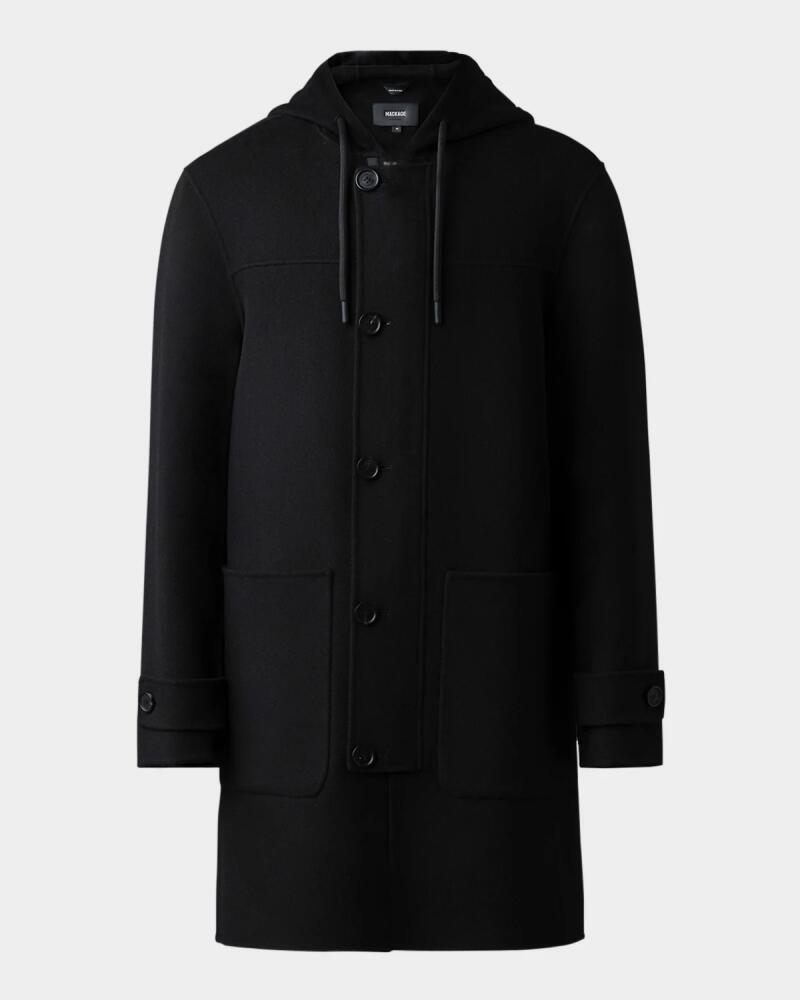 Mackage Men's Joshua Wool Duffel Coat Cover