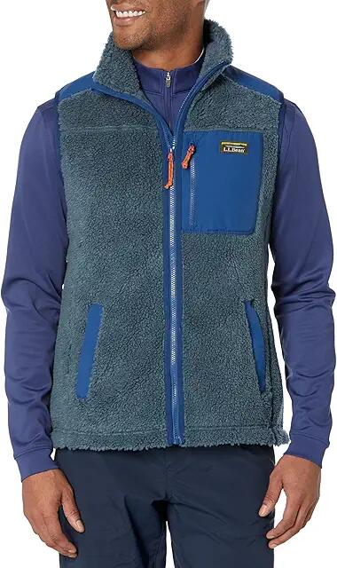 L.L.Bean Bean's Sherpa Vest Regular (Storm Blue) Men's Clothing Cover