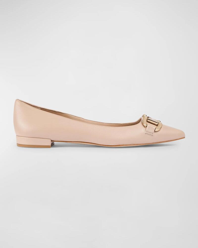 LK Bennett Natalya Leather Bit Ballerina Flats Cover