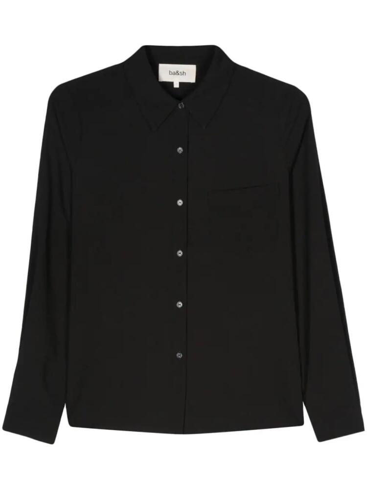 Ba&Sh Mônica pleated shirt - Black Cover