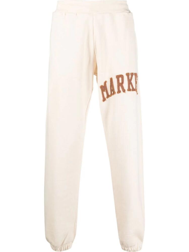 MARKET embroidered-logo track pants - Neutrals Cover