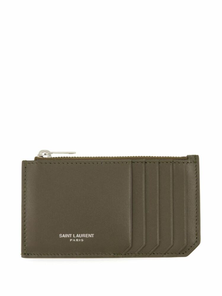 Saint Laurent leather wallet - Green Cover