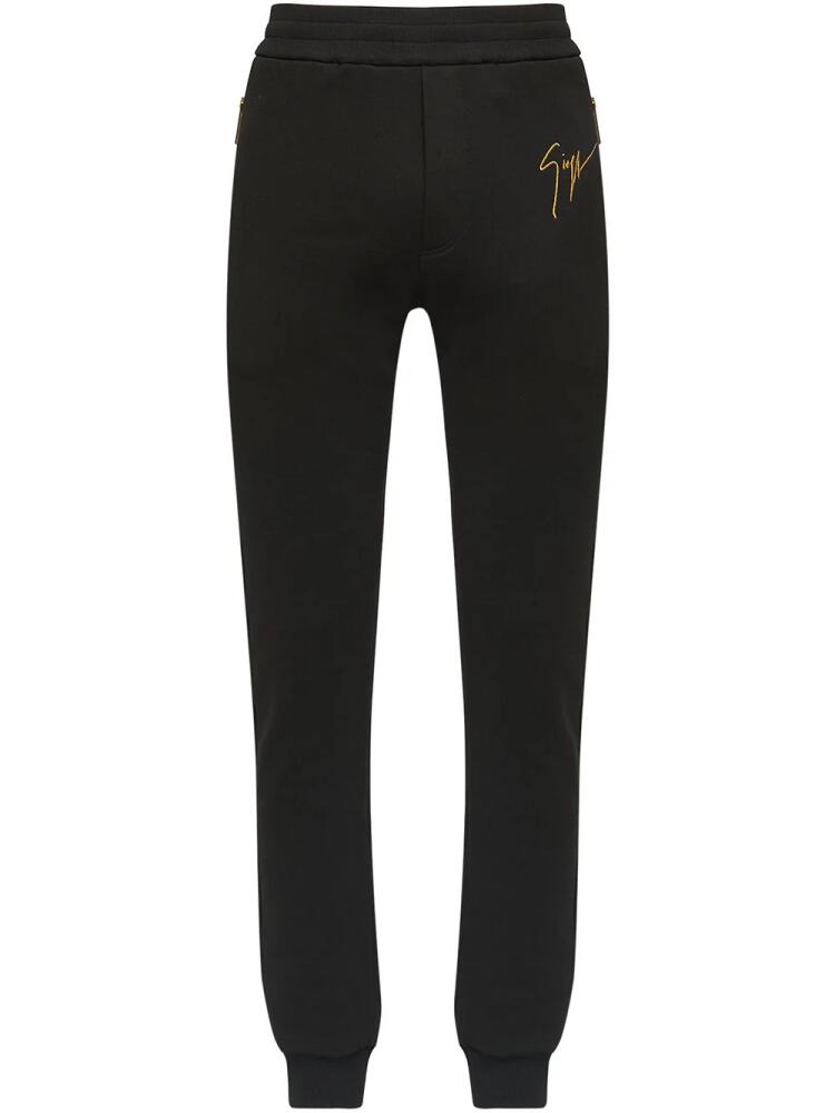 Giuseppe Zanotti logo print-track pants - Black Cover