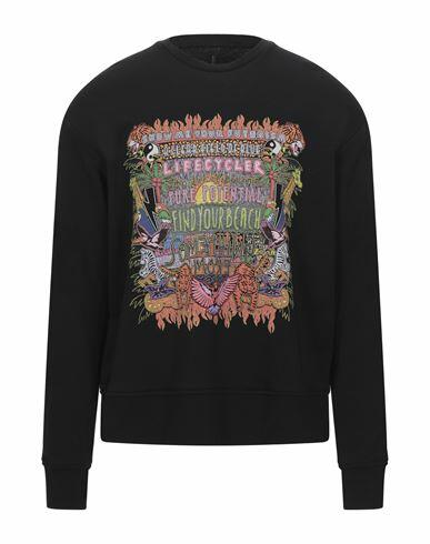 Neil Barrett Man Sweatshirt Black Cotton, Polyester, Elastane Cover