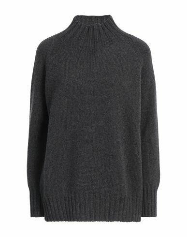 Aragona Woman Turtleneck Steel grey Cashmere Cover