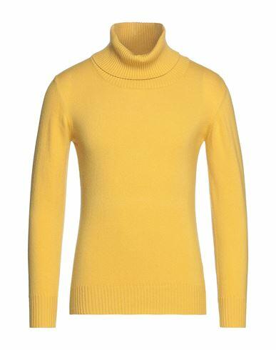 Giulio Corsari Man Turtleneck Ocher Wool, Viscose, Polyamide, Cashmere Cover